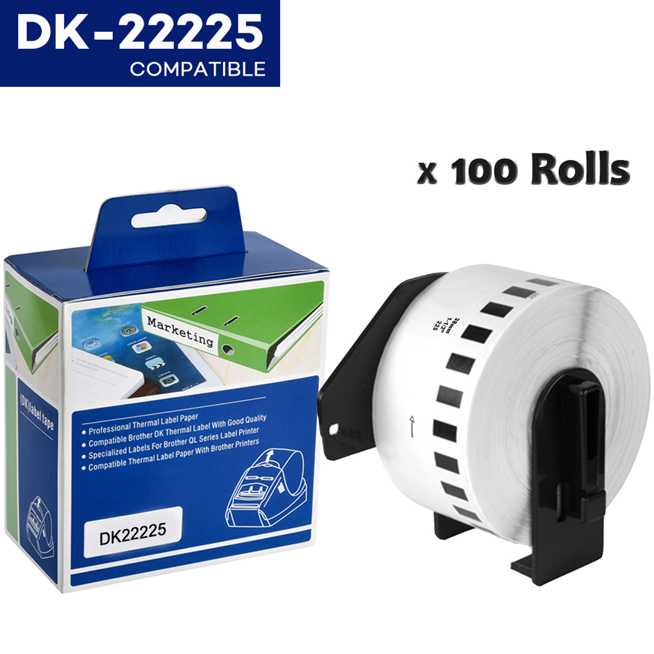 100Rolls DK-22225 ȣȯ   DK 22225 DK 2225 DK 22..